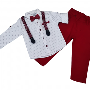 Set elegant visiniu 4 ani